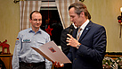 © thw offenbach - Stephan Pohl erhält die Auszeichnung für 10 Jahre im Katastrophenschutz Hessen