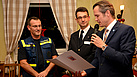 © thw offenbach - André Hildebrand erhält die Auszeichnung für 25 Jahre im Katastrophenschutz Hessen